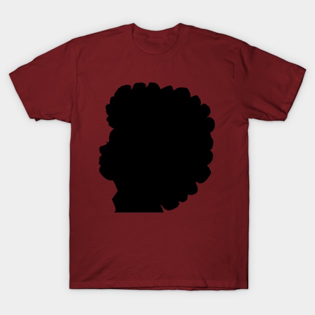 Naturally Beautiful Black Women Afro Hair T-Shirt by EllenDaisyShop